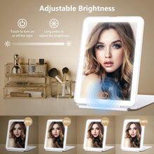 Load image into Gallery viewer, Travel Lighted Makeup Mirror With Magnification