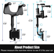Load image into Gallery viewer, Rearview Mirror Phone Holder