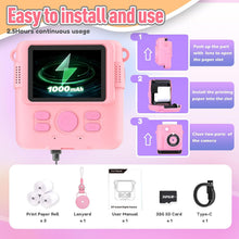 Load image into Gallery viewer, Digital Instant Print Portable Camera For Kids