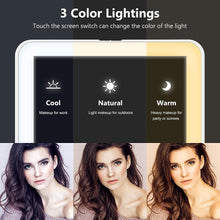 Load image into Gallery viewer, Travel Lighted Makeup Mirror With Magnification