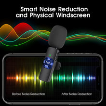 Load image into Gallery viewer, 2 Pack Wireless Microphone For Iphone Ipad