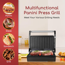 Load image into Gallery viewer, Panini Press Sandwich Maker