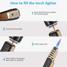 Load image into Gallery viewer, Windproof Torch Lighter