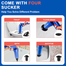 Load image into Gallery viewer, Drain Blaster Air Toilet Sink Plunger Gun Drain Clog Remover Tool