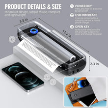 Load image into Gallery viewer, Wireless Portable Inkless Thermal Printer