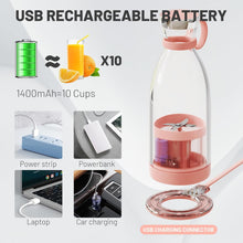Load image into Gallery viewer, Portable Electric Juicer Blender