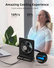 Load image into Gallery viewer, Ultra Quiet Small Desk Fan