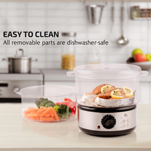 Load image into Gallery viewer, Electric Vegetable Steamer