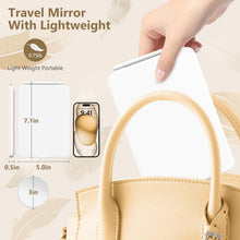 Load image into Gallery viewer, Travel Lighted Makeup Mirror With Magnification