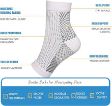 Load image into Gallery viewer, 4 Pairs of Premium Therapy Socks For Men and Women