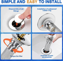 Load image into Gallery viewer, Bathroom Sink Drain Stopper