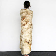 Load image into Gallery viewer, Burrito Tortilla Food Throw Blanket