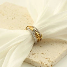 Load image into Gallery viewer, Trendy Gold Stackable Rings