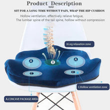 Load image into Gallery viewer, Versatile Memory Foam Seat Cushion for Lower Back Pain Relief