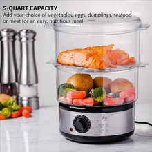 Load image into Gallery viewer, Electric Vegetable Steamer