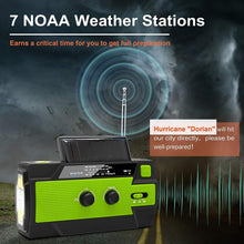 Load image into Gallery viewer, Emergency Crank Weather Radio
