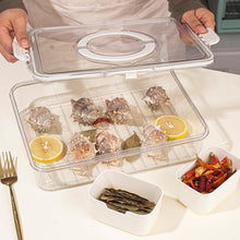 Load image into Gallery viewer, 8 Compartments divided serving tray with Handle
