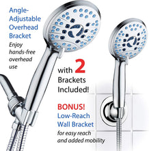 Load image into Gallery viewer, Adjustable Pressure Handheld Shower Head With A Hose