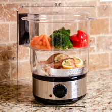 Load image into Gallery viewer, Electric Vegetable Steamer