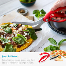 Load image into Gallery viewer, Non-Stick Pizza Scissors with Protective Server