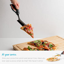 Load image into Gallery viewer, Non-Stick Pizza Scissors with Protective Server