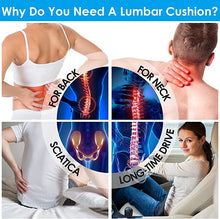 Load image into Gallery viewer, Ergonomic Lumbar Support Cushion Pillow