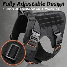 Load image into Gallery viewer, Tactical No Pull Dog Harness