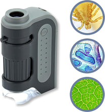 Load image into Gallery viewer, Portable Handheld Pocket Microscope