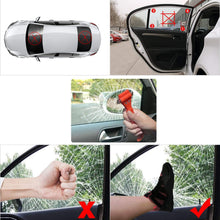 Load image into Gallery viewer, Car Safety Hammer Set Of 2 Emergency Escape Tool Auto Car Window Glass Hammer Breaker And Seat Belt Cutter