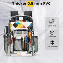 Load image into Gallery viewer, Clear Backpack Heavy Duty