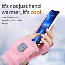 Load image into Gallery viewer, USB Rechargeable Heated Fingerless Gloves