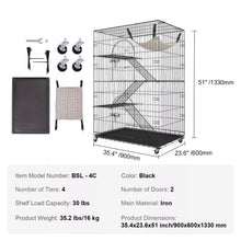 Load image into Gallery viewer, Indoor Cat Cage Enclosure