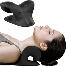 Load image into Gallery viewer, Neck Stretcher Cervical Chiropractic Traction Device Pillow for Pain Relief