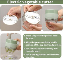 Load image into Gallery viewer, 4 In 1 Electric Food Cutter