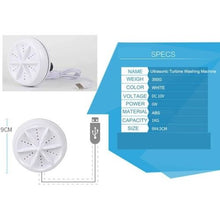 Load image into Gallery viewer, The Mini Ultrasonic Washing Machine