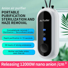 Load image into Gallery viewer, Personal Mini Air Purifier Necklace | Wearable Air Purifier with USB Charging