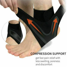 Load image into Gallery viewer, Plantar Ankle X Wrap Brace Support Compression Sleeve