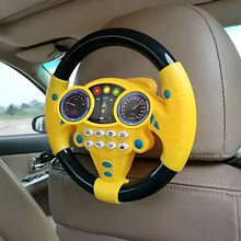 Load image into Gallery viewer, Kid's Electric Simulation Steering Wheel Suction Attachment
