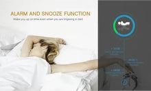 Load image into Gallery viewer, Digital Alarm Clock Smart Mirror Desktop Bedside Nightlight