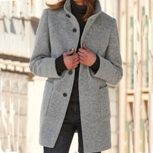 Load image into Gallery viewer, Elegant wool coat