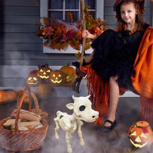Load image into Gallery viewer, Halloween Skeleton Cow & Horse Decorative Prop