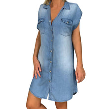 Load image into Gallery viewer, Denim Straight Dress