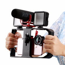 Load image into Gallery viewer, Smartphone Video Rig Stabilizer With Light