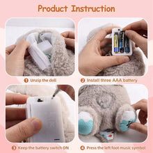 Load image into Gallery viewer, Breathing Otter Musical Stuffed Baby Plush Toy – Perfect Newborn Sensory Comfort Gift