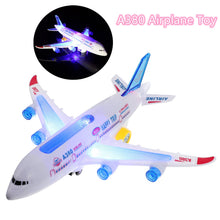 Load image into Gallery viewer, Electric Airplane Toy With Music And Light Effects