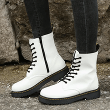 Load image into Gallery viewer, Comfortable boots with laces and a zipper