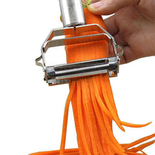 Load image into Gallery viewer, Ultra-sharp stainless steel multifunction vegetable peeler
