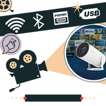 Load image into Gallery viewer, Portable 4K ultra HD projector