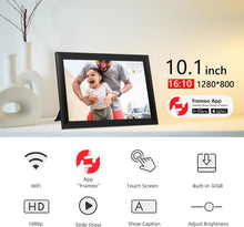 Load image into Gallery viewer, High-Resolution Digital Frame Top Electronic Frame With Video And Camera Features