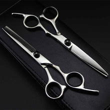 Load image into Gallery viewer, Professional Japan 4cr 6 Inch Hair Cutting Scissors Set